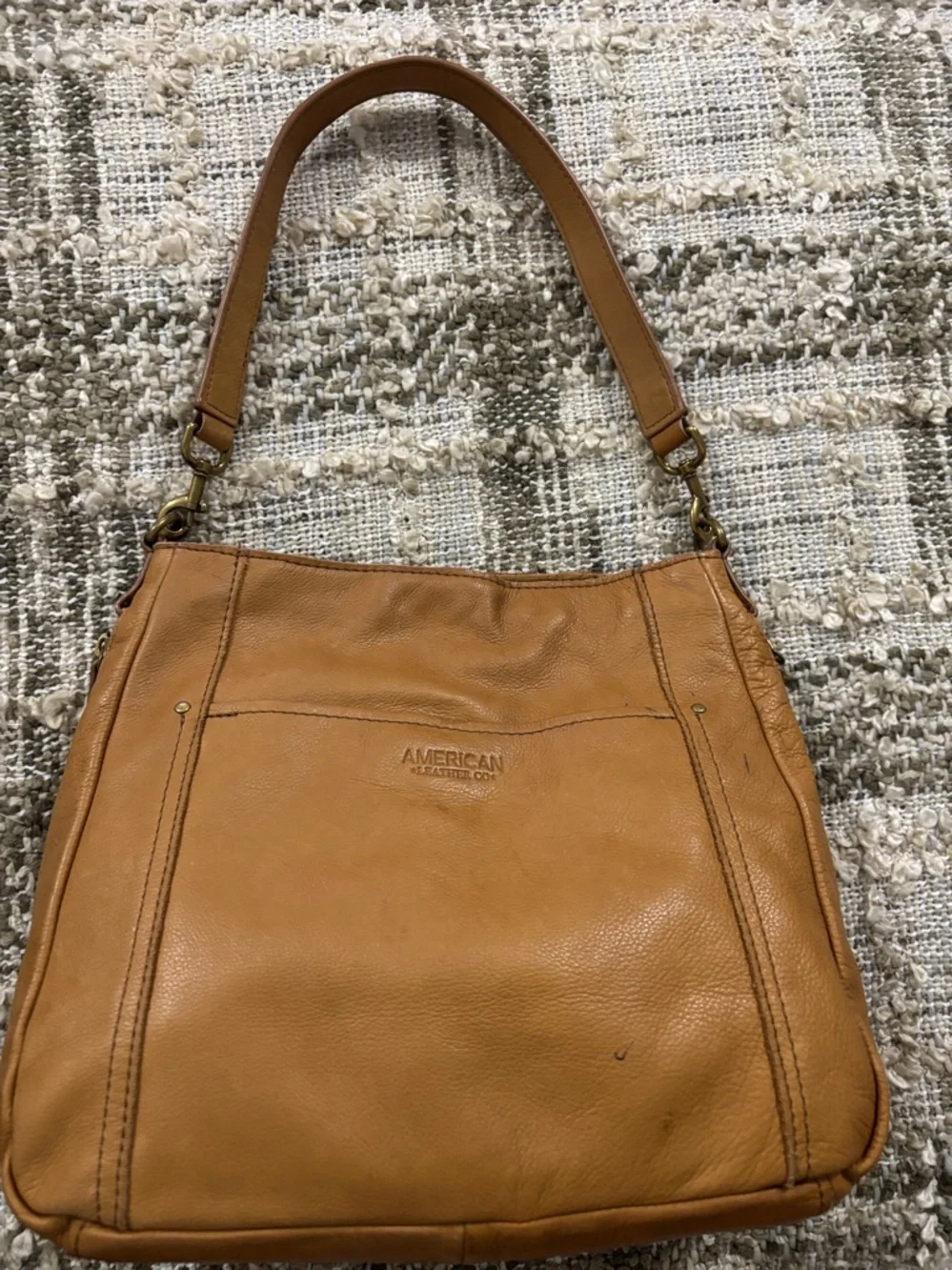 American Leather Co. Austin Classic Hobo Shoulder‎ Bag